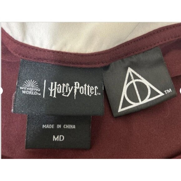 Hot Topic Harry Potter Deathly Hallows Wizarding World Sweetheart Dress Size M - Picture 5 of 13